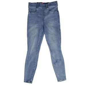 SPANX Petite Pull On‎ Denim Jeggings Women's Size Small Wash Blue Elastic Waist